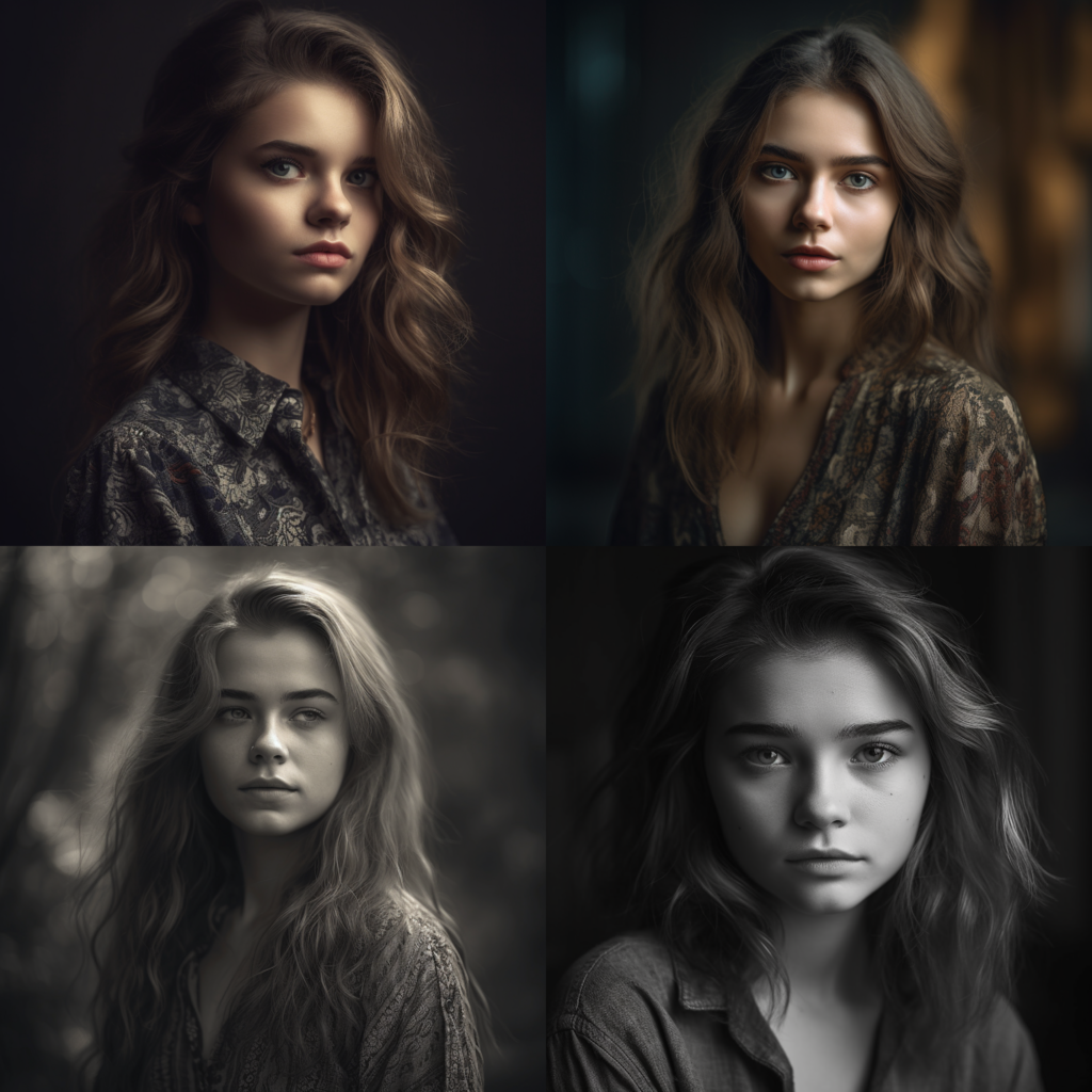 fasion model girl, portrait :: landscape