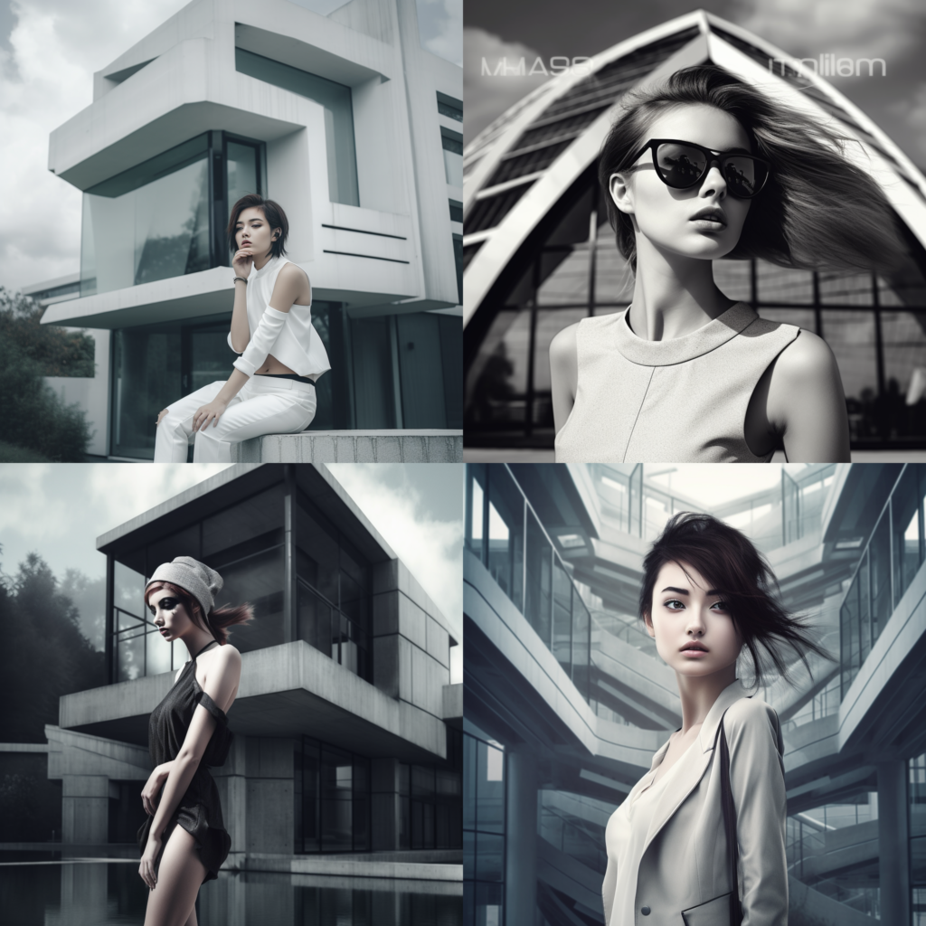 fasion model girl, portrait :: Modern Architecture