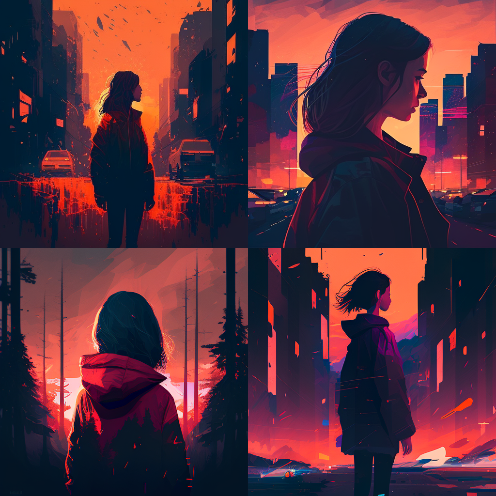 in the style of Alena Aenami 