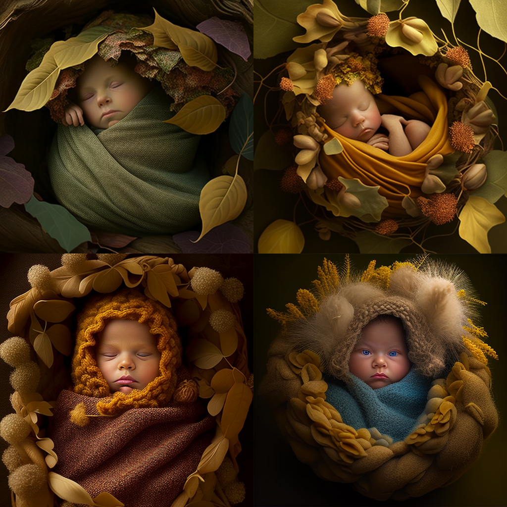 in the style of Anne Geddes