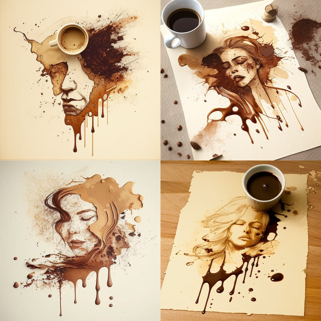 in the style of Coffee Stain 