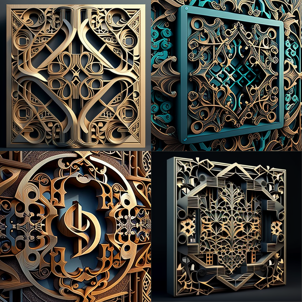 in the style of Fretwork