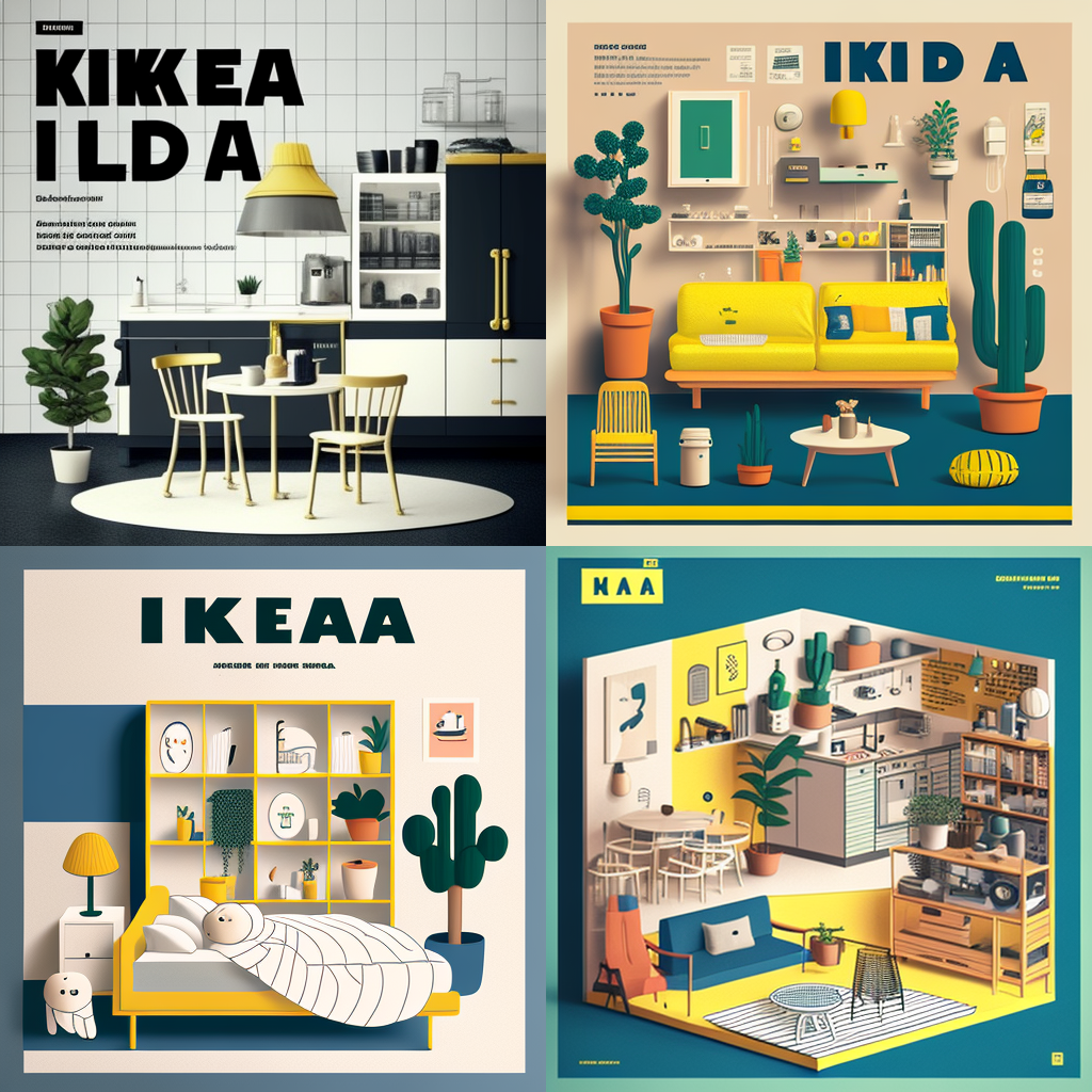 in the style of IKEA Guide