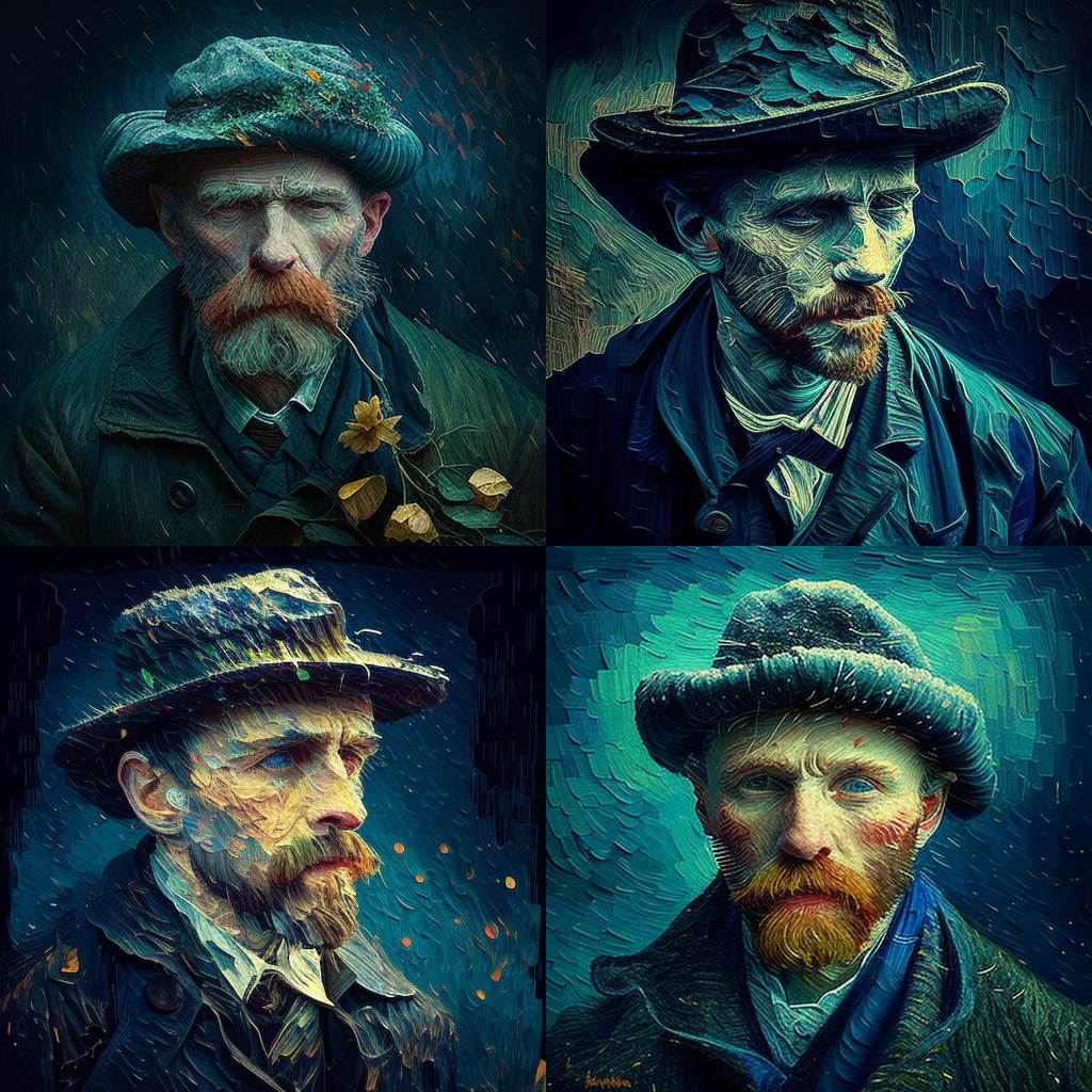in the style of Van Gogh