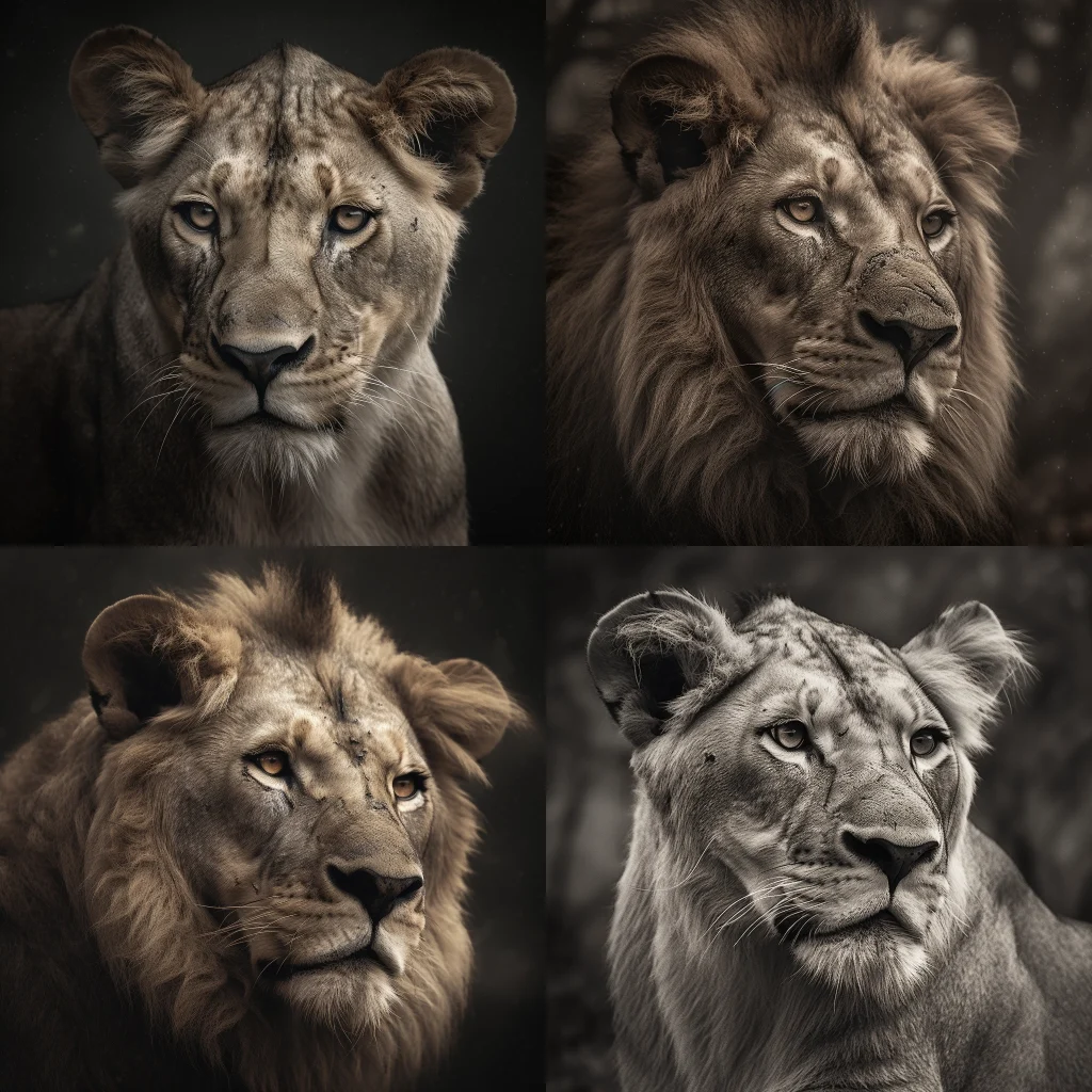 lion,portrait :: post-punk 