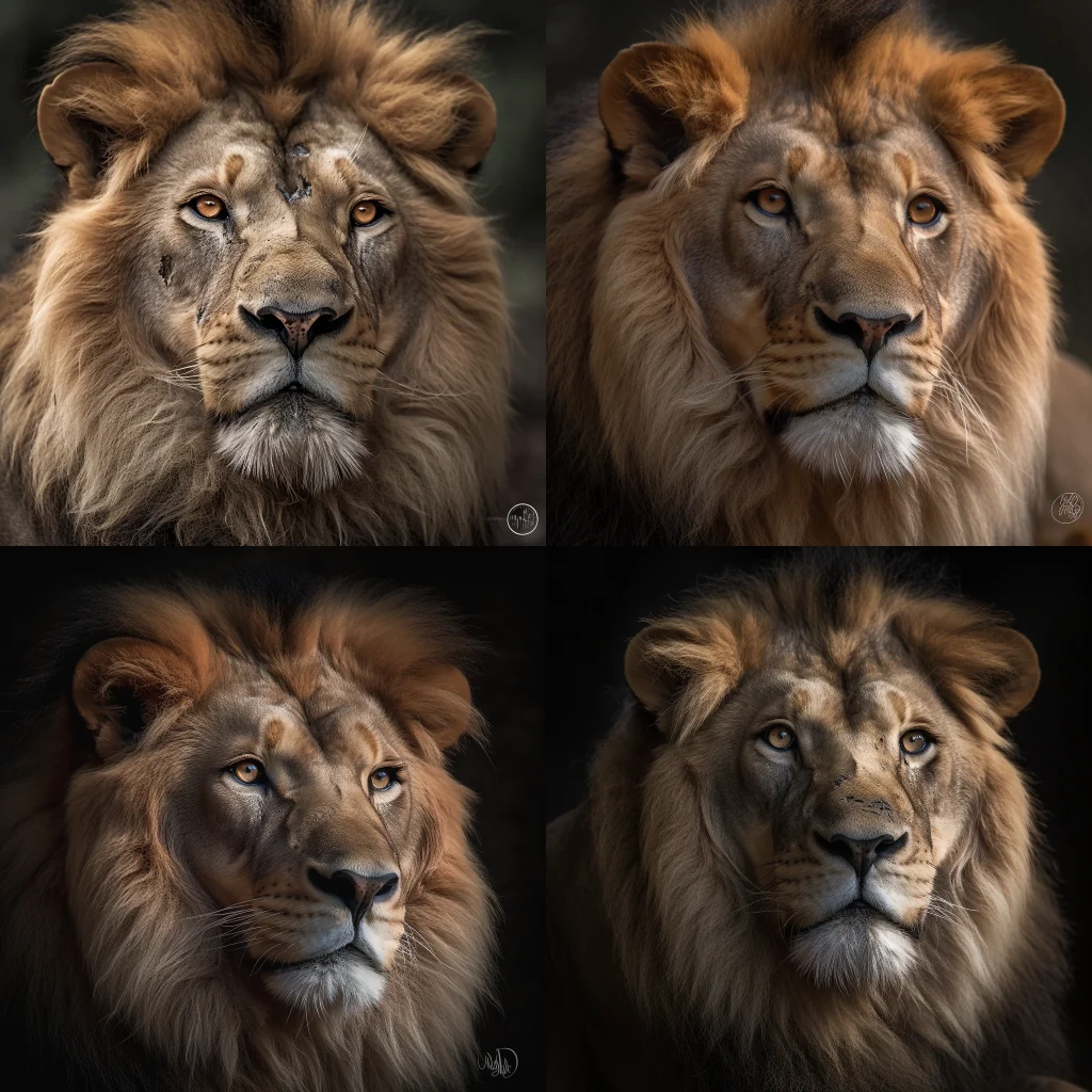 lion,portrait