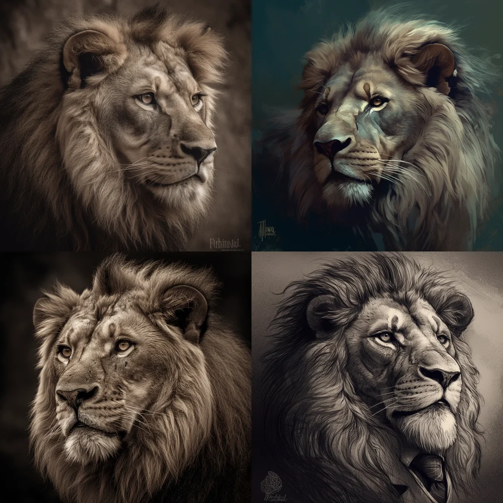 lion,portrait :: hermitpunk 