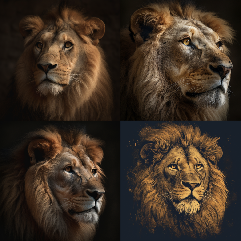 lion,portrait :: casettepunk 
