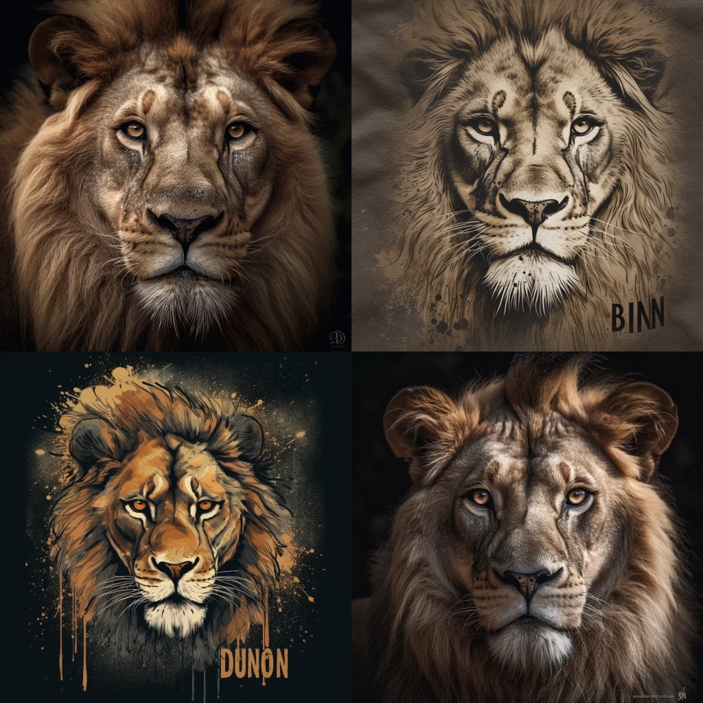 lion,portrait :: biopunk