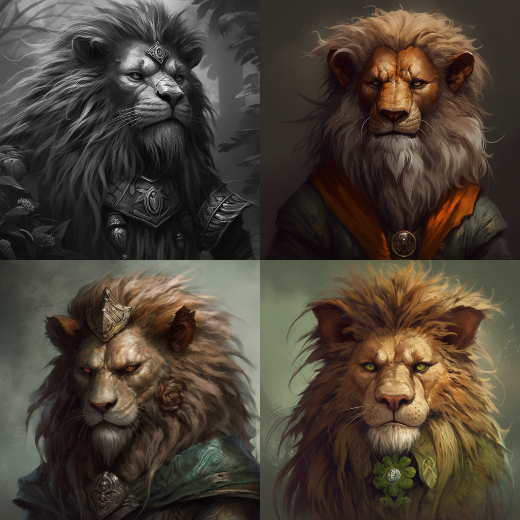 lion,portrait :: elfpunk 