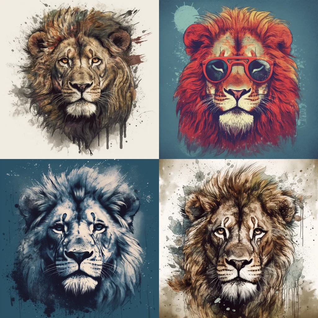 lion,portrait :: islandpunk