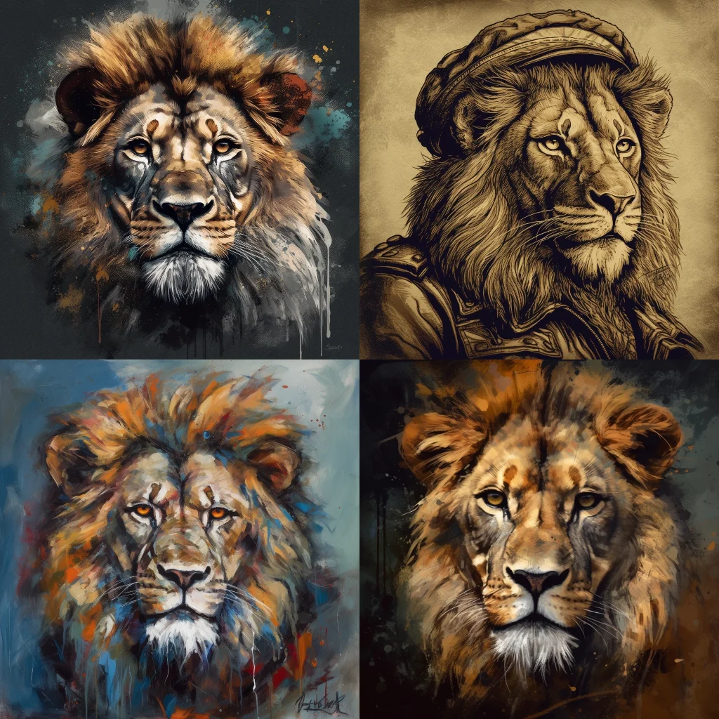 lion,portrait :: europunk