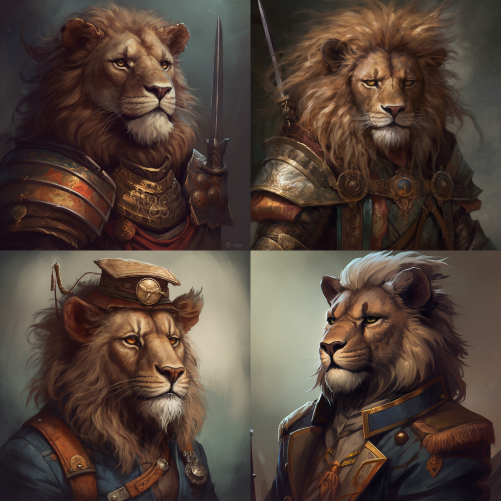 lion,portrait :: swordpunk 